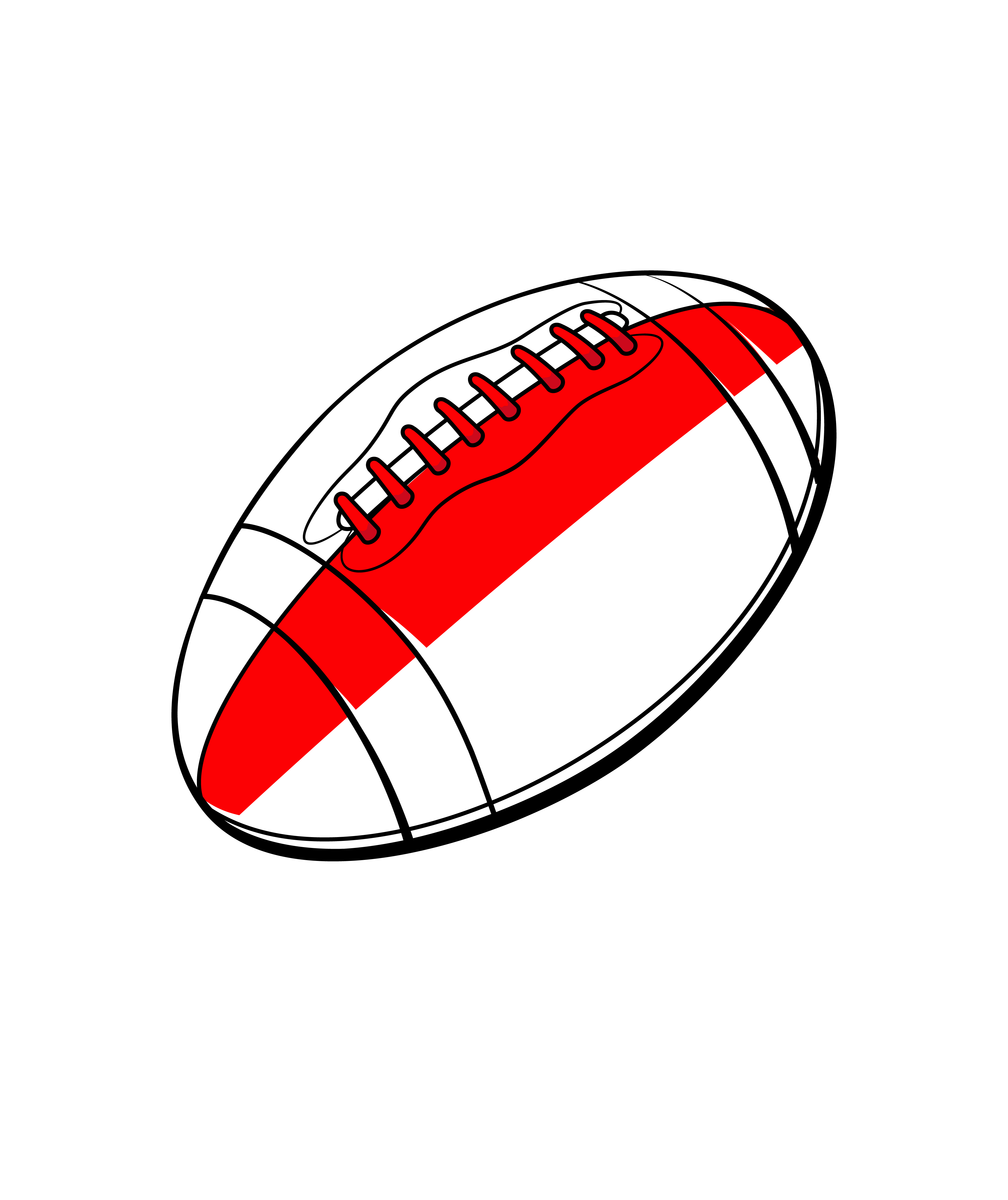 Georgia Rugby Ball Hoody (Red)